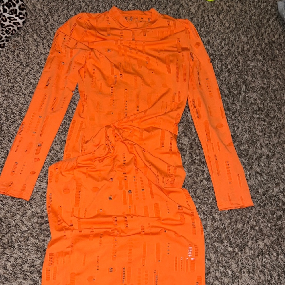 Orange Summer Dress